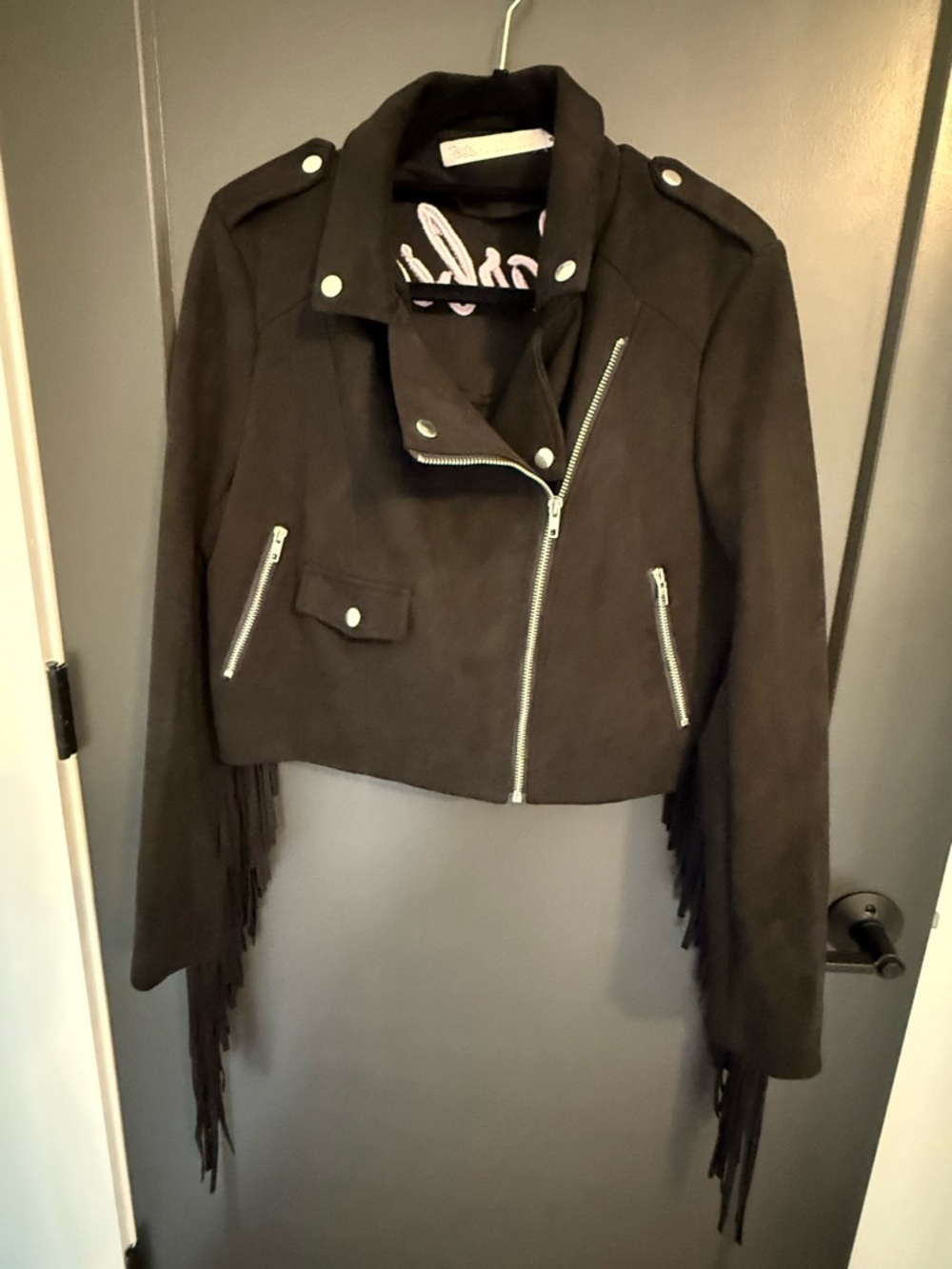 Barbie x Missguided Fringe Jacket - Picture 2 of 3